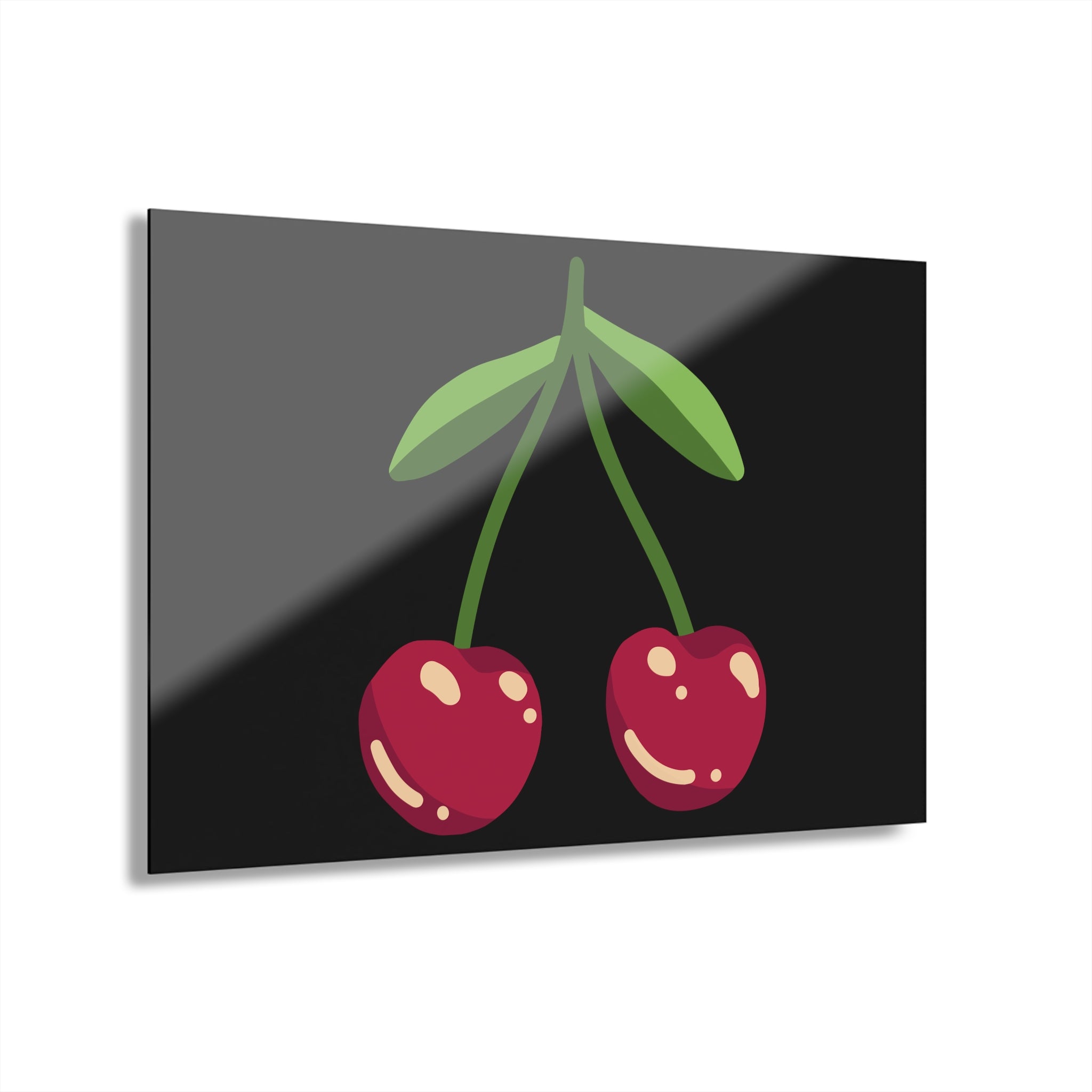 Cherry Power Acrylic Print (French Cleat Hanging)