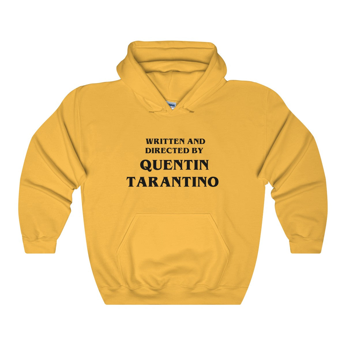 Vintage Written and Directed by Quentin Tarantino Kill Bill Unisex Gold Hoodie