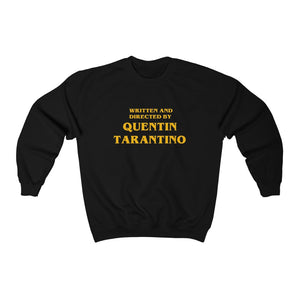 Written and Directed by Quentin Tarantino Vintage Style Unisex Heavy Blend Crewneck Sweatshirt