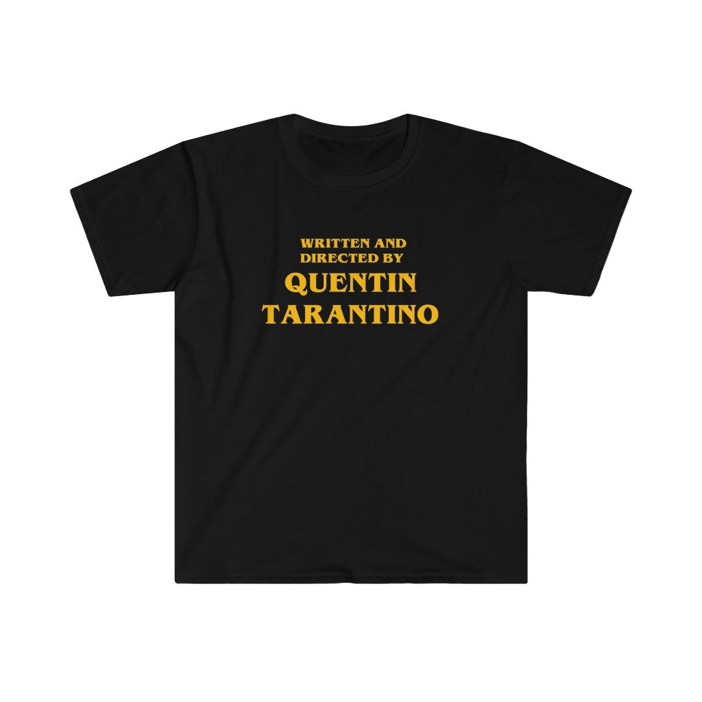 Written and Directed by Quentin Tarantino Vintage Style T-Shirt by Runwoodie