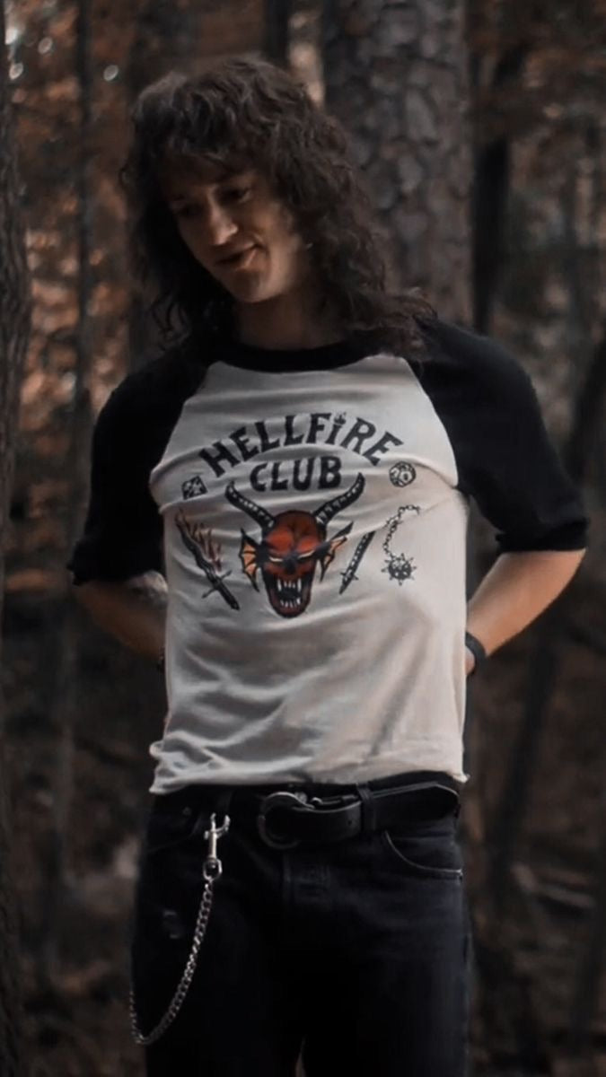 Hellfire Club Stranger Things 3/4 Sleeve T-Shirt