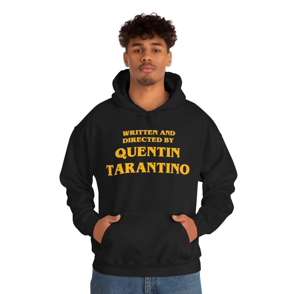 Written and Directed by Quentin Tarantino Vintage Style Unisex Heavy Blend Hoodie