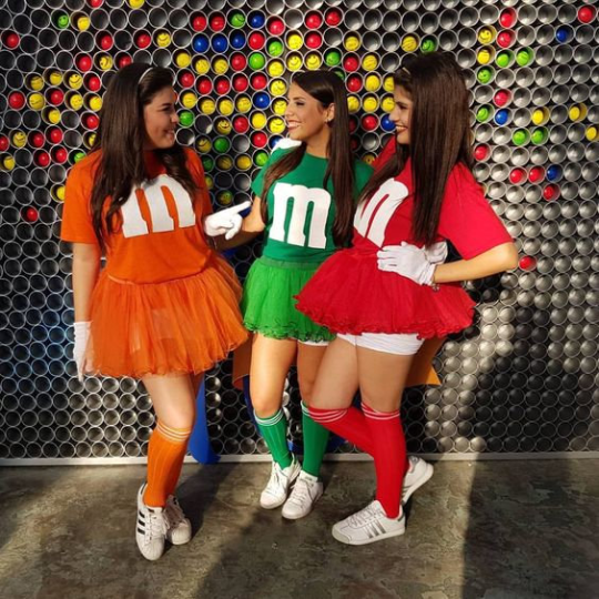 M&M Dress Style T-Shirt (Color Festival Party Costume) – Fort Runwoodie