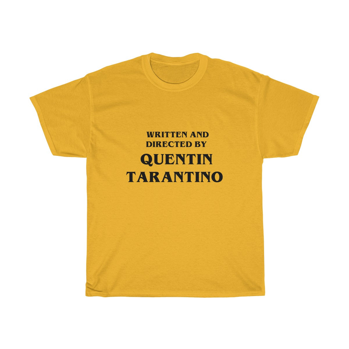 Vintage Men's Written and Directed by Quentin Tarantino T-Shirt