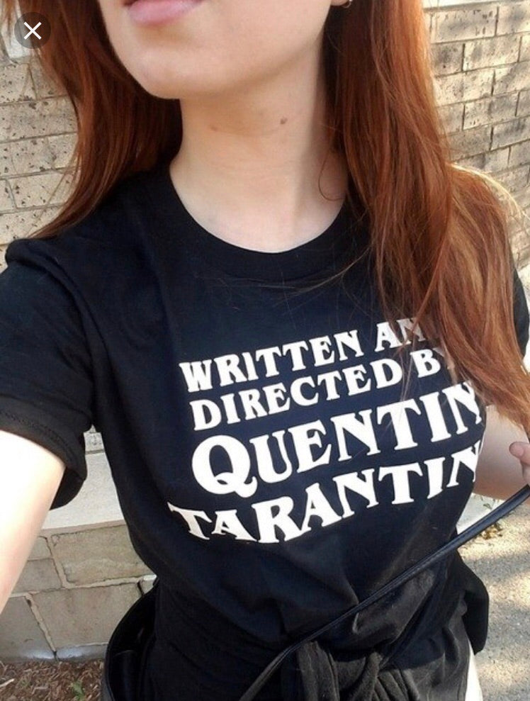 Written and Directed by Quentin Tarantino T-Shirt (Black)