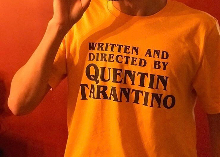 Vintage Men's Written and Directed by Quentin Tarantino T-Shirt