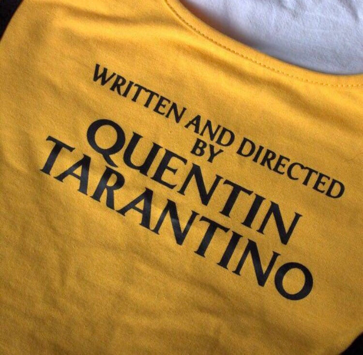 Vintage Written and Directed by Quentin Tarantino Kill Bill Tank Body Suit One Piece Bodysuit