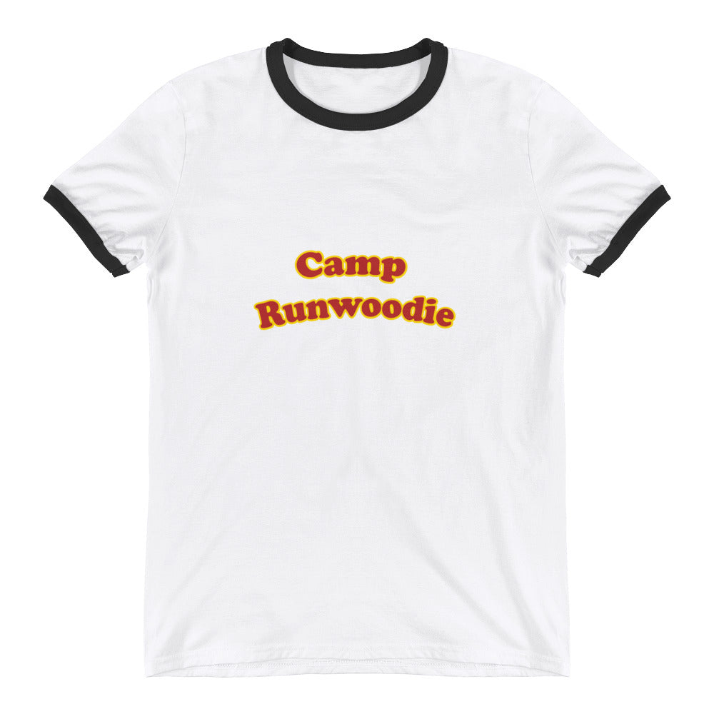 Vintage Camp Runwoodie Unisex Ringer Cute 70s 60s Style T-Shirt Tee by Runwoodie