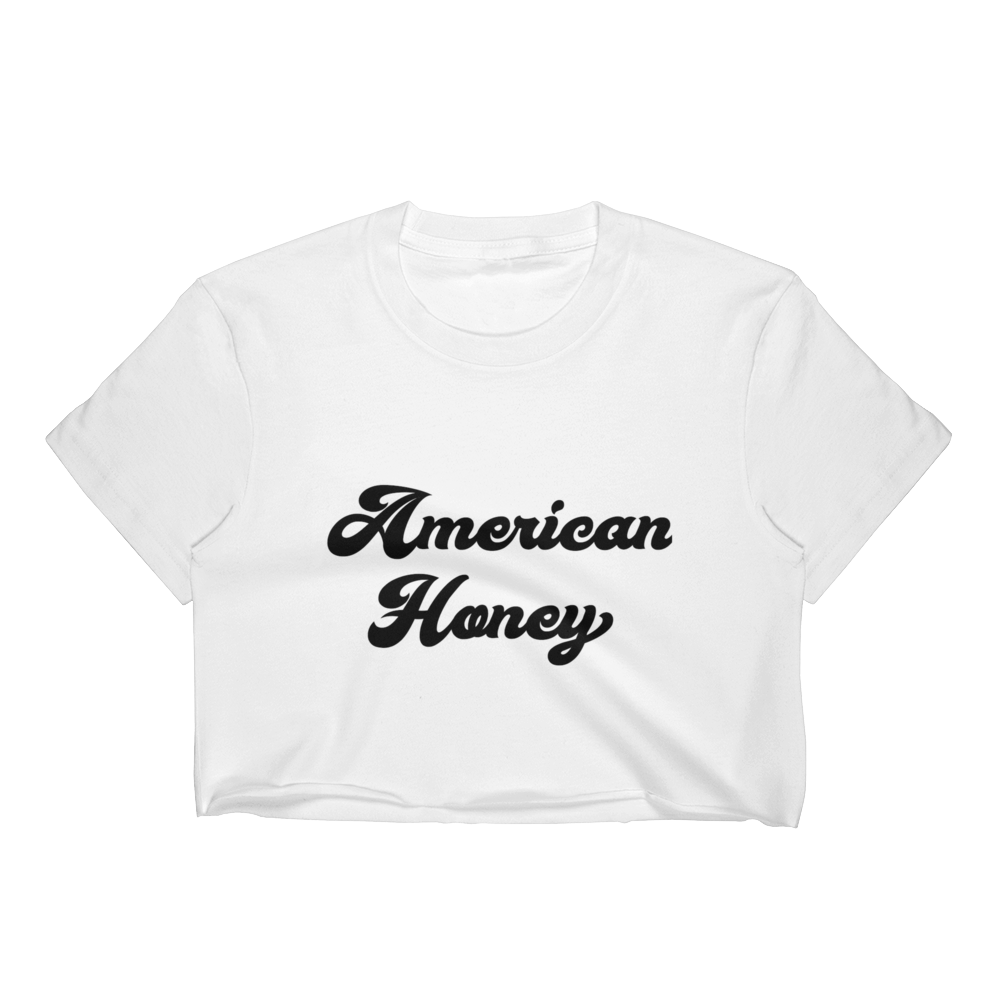 Vintage Women's American Honey Crop Top Tee by Runwoodie
