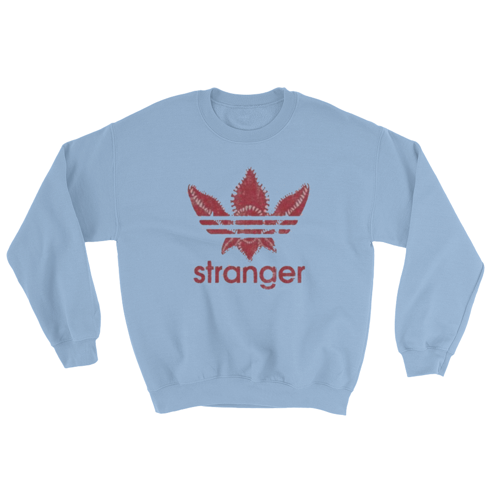 Stranger Things Stranger Adidas Sweatshirt by Fort Runwoodie