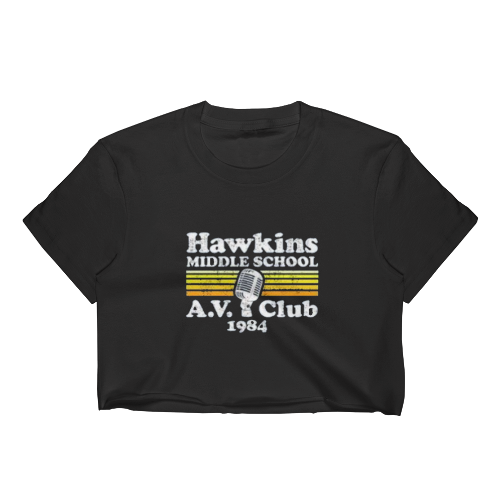 Stranger Things Hawkins AV Club T-Shirt by Runwoodie